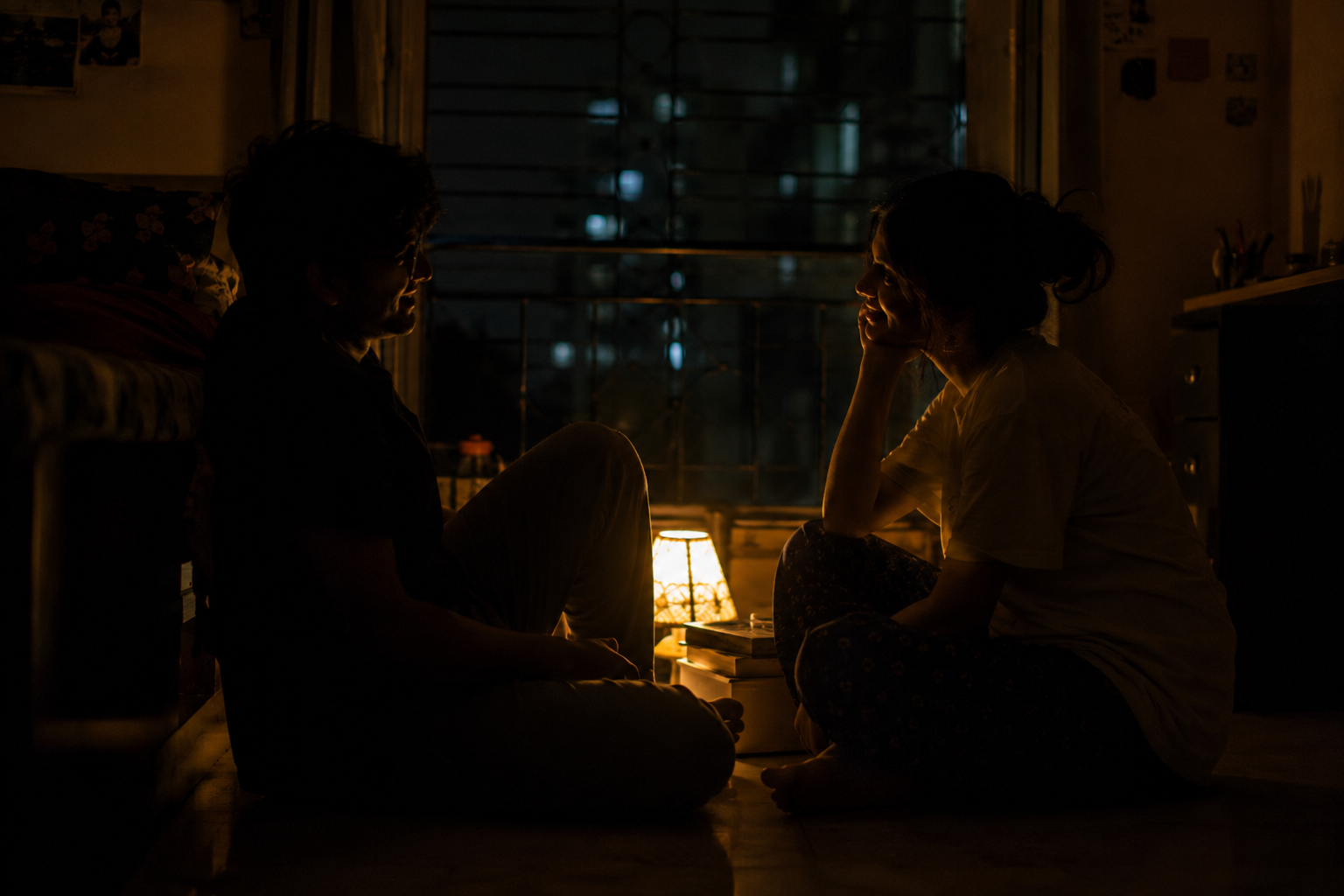 A quiet moment together